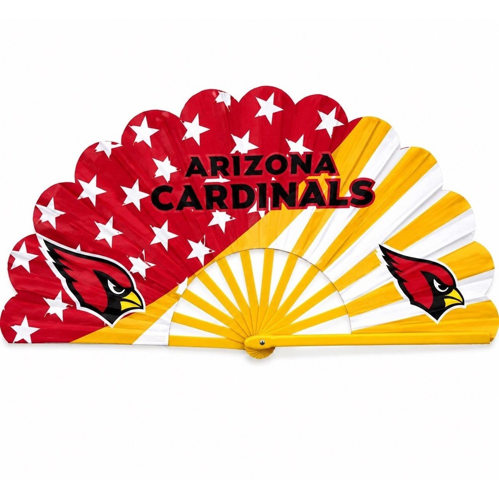 Arizona Cardinals Clack Fan | NFL Folding Hand Fan | Game Day Gift | Fan Gear